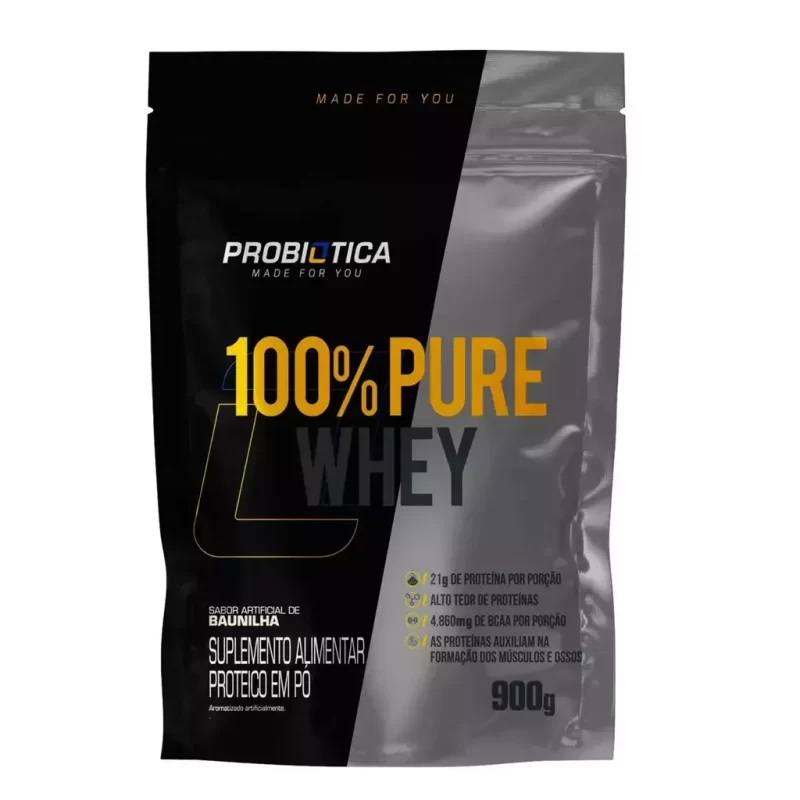 100% PURE WHEY PROBIOTICA (900g) REFIL
