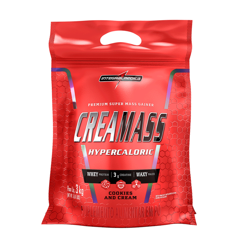 CREAMASS HIPERCALÓRICO COM CREATINA 3KG - INTEGRAL MÉDICA