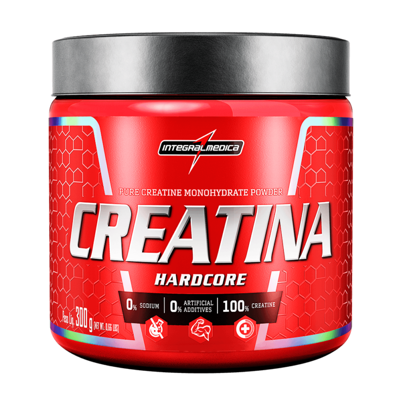 CREATINA 100% PURA HARDCORE (300g) - INTEGRALMÉDICA