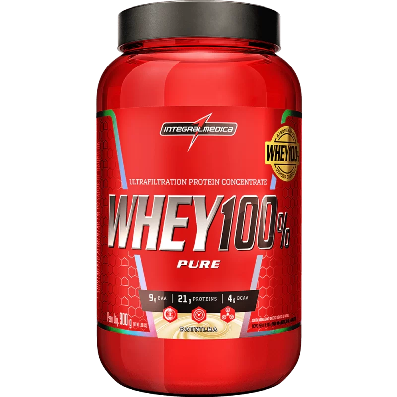 100% PURE WHEY INTEGRAL MÉDICA (900g)
