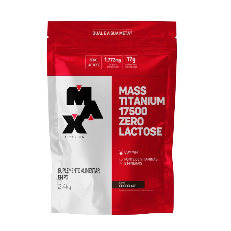 MASS TITANIUM 17500 ZERO LACTOSE (2,4KG) - MAX TITANIUM