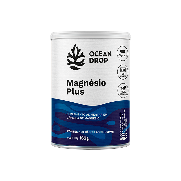 MAGNESIO PLUS 180 CAPSULAS - OCEAN DROP