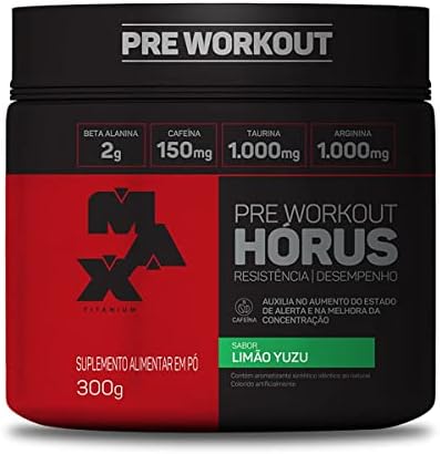 PRÉ TREINO - HORUS 300G - MAX TITANIUM