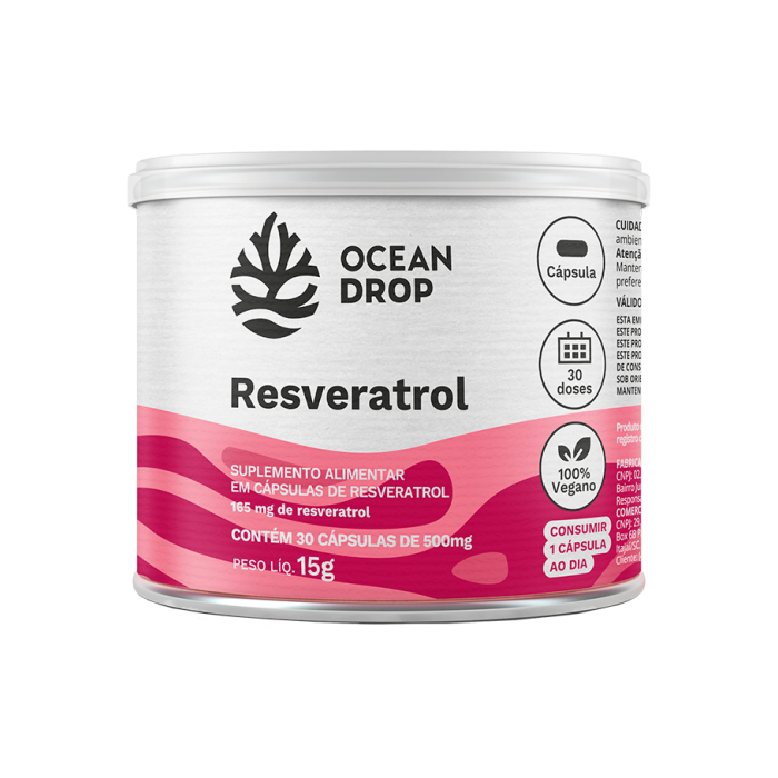 RESVERATROL 30 CAPSULAS - OCEAN DROP