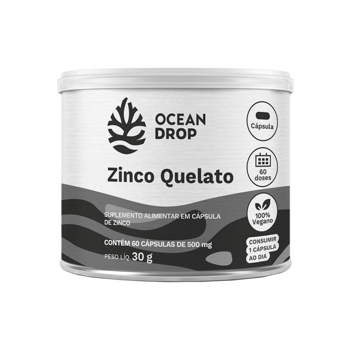 ZINCO QUELATO 60 CAPSULAS - OCEAN DROP