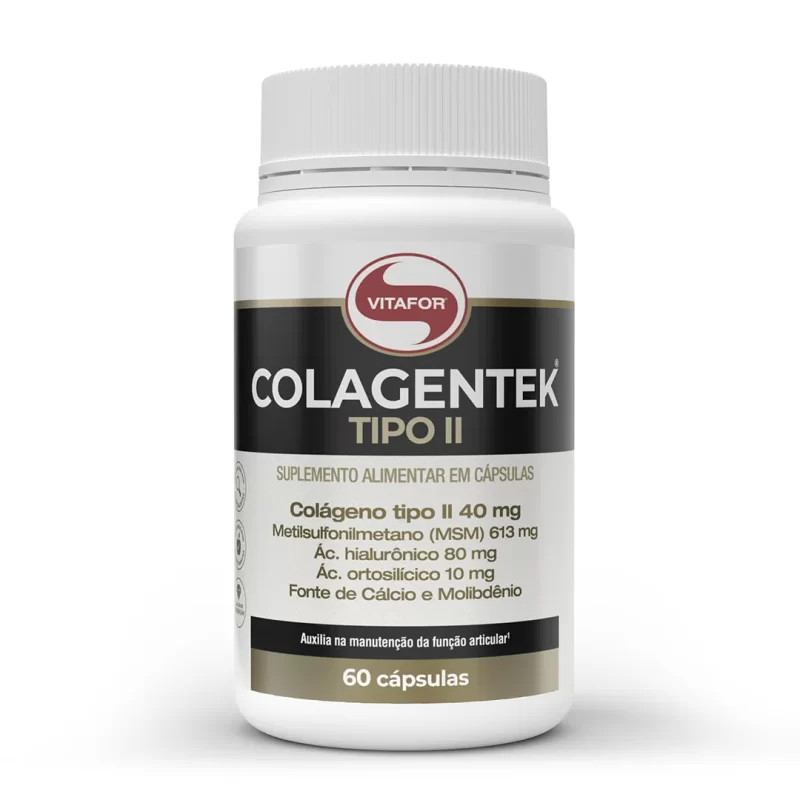 COLAGENTEK TIPO II 60 CAPSULAS - VITAFOR