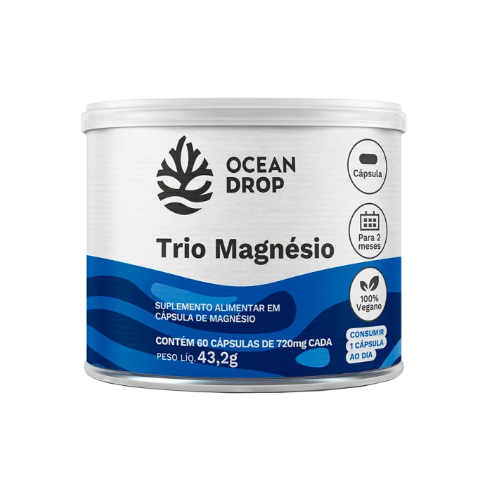 TRIO MAGNESIO 60 CAPSULAS - OCEAN DROP