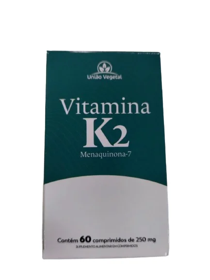 VITAMINA K2 60 CAPSULAS - UNIÃO VEGETAL